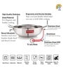 Sal 3.1 Ltrs Induction Friendly Silver Aluminium Kadhai