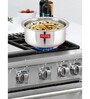 Parity 1 Ltr Induction Friendly Silver Stainless Steel Cooking Pot