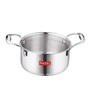 Lloyd 4.6 Ltrs Induction Friendly Silver Stainless Steel Cooking Pot