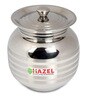 Silver Stainless Steel Round 1.8 L Lassi Lota