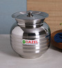 Silver Stainless Steel Round 1.8 L Lassi Lota