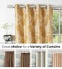 Silver Stainless Steel Solid (144 Inches) Curtain Rod with Accessories