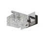 Mia Silver Glass Wall Lights