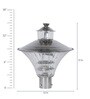 Pashe Crystal Metal Gate Light