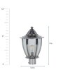 Mapta Silver Metal Gate Light