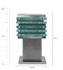 Optima Silver Metal Gate Light