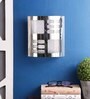 Syra Metal Flush Mount Wall Light (Silver)