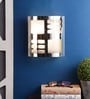 Syra Metal Flush Mount Wall Light (Silver)