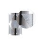 Fizz Silver Metal Flush Mount Wall Light
