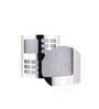 Syra Metal Flush Mount Wall Light (Silver)