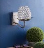 Groove Silver Metal Wall Sconces