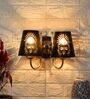Silver Steel Wall Light
