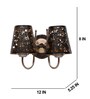 Silver Steel Wall Light
