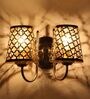 Silver Steel Wall Light