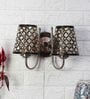 Silver Steel Wall Light
