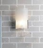 Avignon Glass Flush Mount Wall Light (Silver)