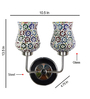 Porco Multicolor Steel Wall Sconces