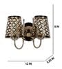Silver Steel Wall Light