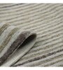 Silver Stripes Wool And Viscose 10X10 Hand-Tufted Carpet