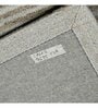 Silver Stripes Wool And Viscose 10X10 Hand-Tufted Carpet