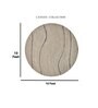 Silver Stripes Wool And Viscose 10X10 Hand-Tufted Carpet