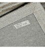 Silver Stripes Wool And Viscose 8X8 Hand-Tufted Carpet