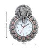 Silver Synthetic Plastic Wall Clock