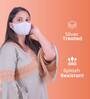 Silver Treated Face Mask  Medium in Grey Color  Pack of 1