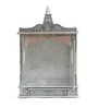 Silver Wood & Aluminium Wall Mounted Mandir Without Door