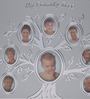Silver Zinc & Brass Family Tree Photo frame