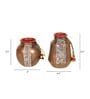 Simmering Sand (Set Of 2) Brown Terracotta Table Vase