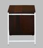Simona Solid Wood Bedside Table in White Finish
