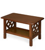 Simone Solid Wood Centre Table in Walnut Colour