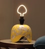 Simple Elegant yellow design Neon Bulb Table Lamp