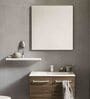 Silver Glass House Wall Mirror
