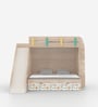 SimpleSlides Bunk Bed With Slide In Oak Colour