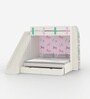 SimpleSlides Bunk Bed With Slide In White Colour
