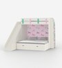SimpleSlides Bunk Bed With Slide In White Colour