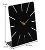 Simplest Square Black Iron Table Clock