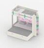 SimpleSteps Bunk Bed With Ladder and Drawer Storage In White Colour
