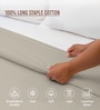 Simply Taupe Solid 400 TC Cotton Double Sized Duvet Cover