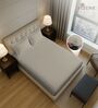 Simply Taupe Solid 400 TC Cotton King Sized Fitted sheet with 2 Pillow Covers