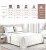 Simply Taupe Solid 400 TC Cotton Single Sized Bedsheet with 1 Pillow Cover