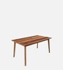 Simsim Sheesham Wood 6 Seater Dining Set In Natural Sheesham Finish