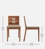 Simsim Sheesham Wood 6 Seater Dining Set In Natural Sheesham Finish