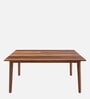 Simsim Sheesham Wood 6 Seater Dining Set In Natural Sheesham Finish