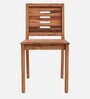 Simsim Sheesham Wood Dining Chair In Natural Sheesham Finish