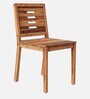 Simsim Sheesham Wood Dining Chair In Natural Sheesham Finish