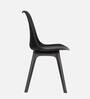 Simson Plastic Iconic Chair in Black Colour