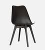 Simson Plastic Iconic Chair in Black Colour
